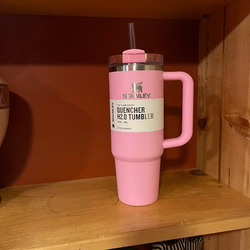 BNWT 30 ounce pink Stanley Tag is not included. Gently Used. A must have.